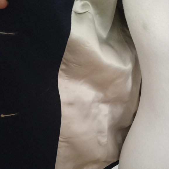 J. Crew Navy Blue Wool Blend School Boy Single Breasted Blazer Size 2 - Picture 7 of 10